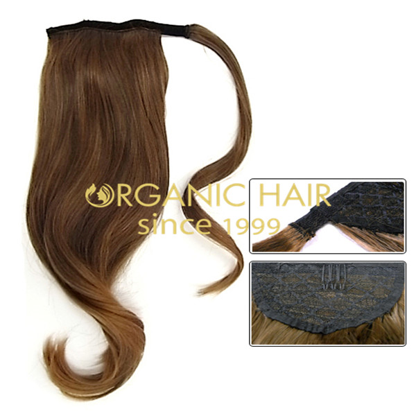 remy human hair ponytail, long ponytail extenison, hair pieces ponytail hot sale in Europe Gt11